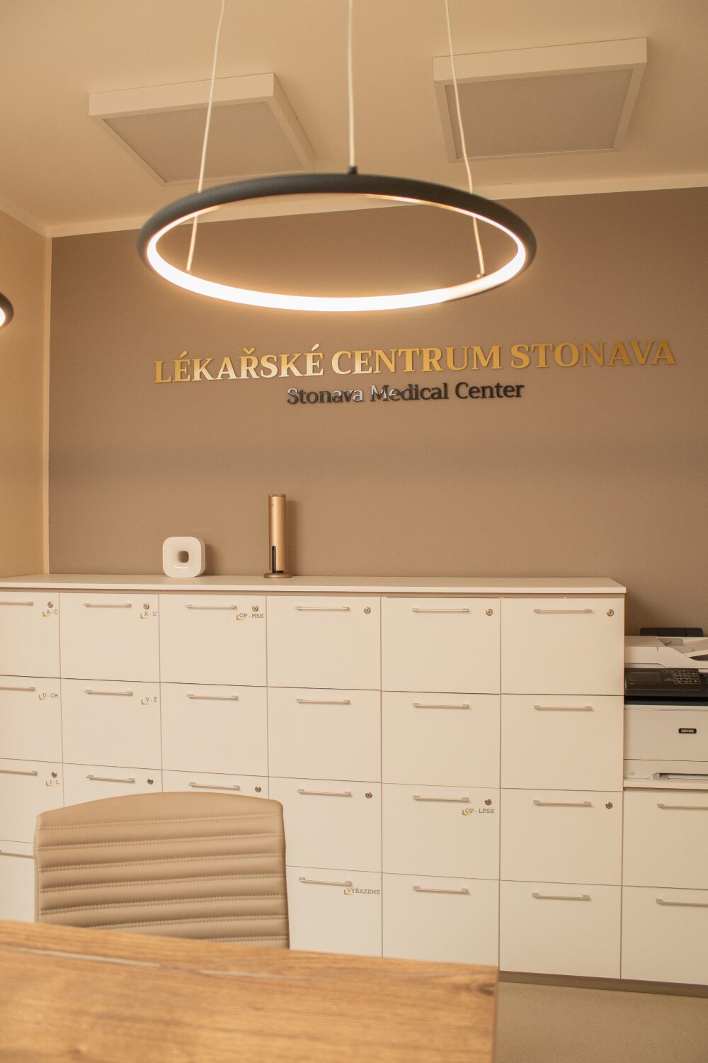 Recepcja Lékařské centrum Stonava — klinika ginekologiczna w Czechach